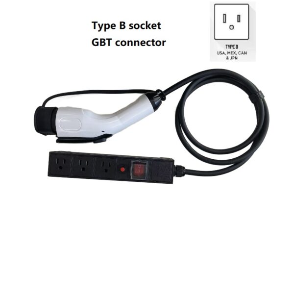 V2L Charger Type B socket GBT connector